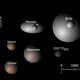 Ilustración con los planetas enanos más grandes del Cinturón de Kuiper. Foto: Wikimedia Commons